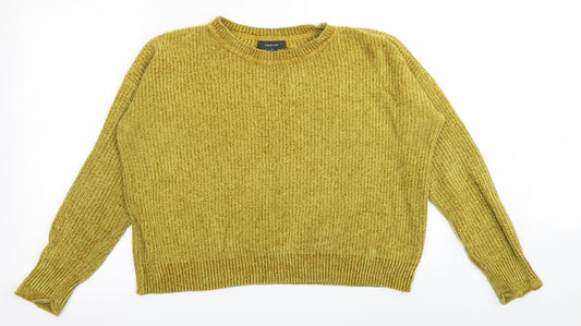 Primark Womens Yellow   Pullover Jumper Size 12