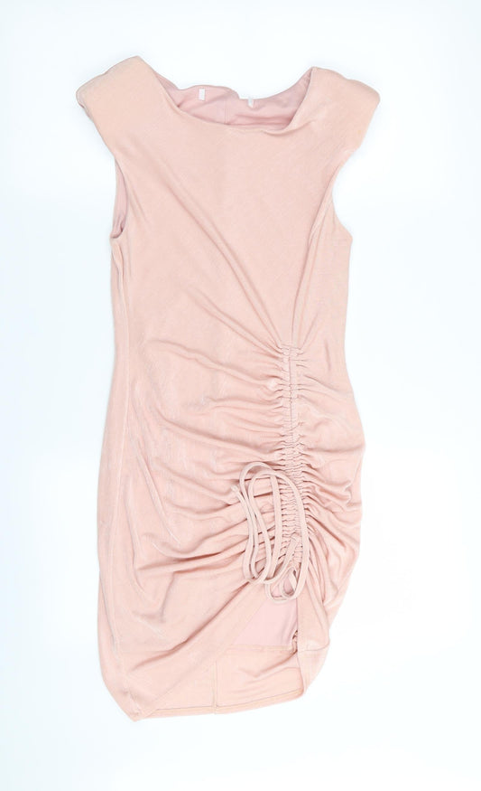 Miss Selfridge Womens Pink   Pencil Dress  Size 8