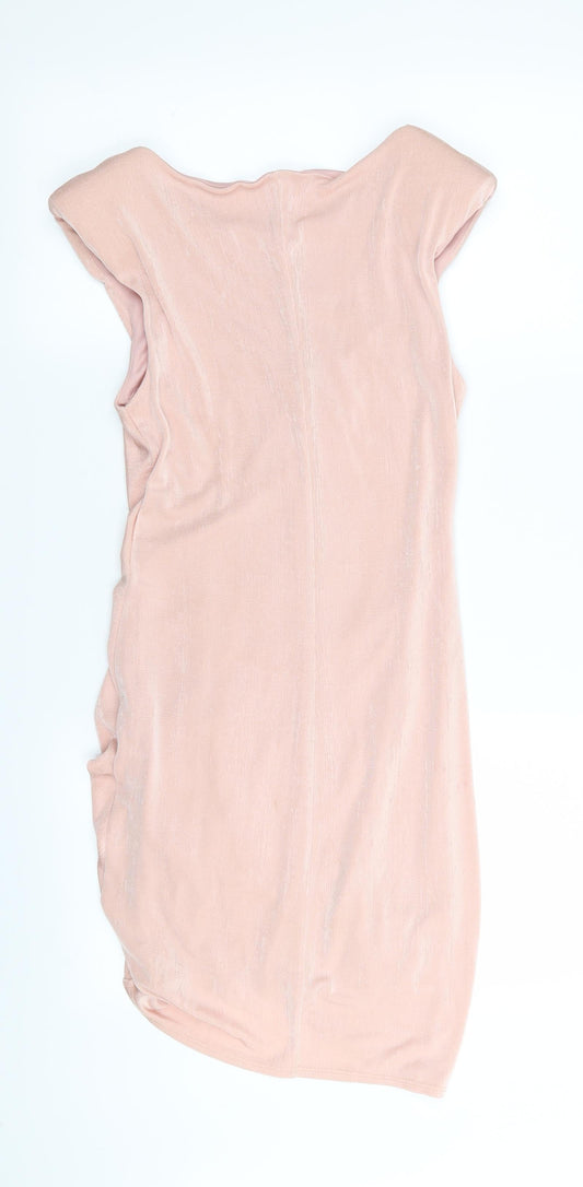 Miss Selfridge Womens Pink   Pencil Dress  Size 8