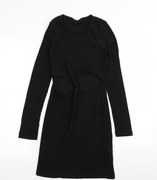 Topshop Womens Black   Pencil Dress  Size 8