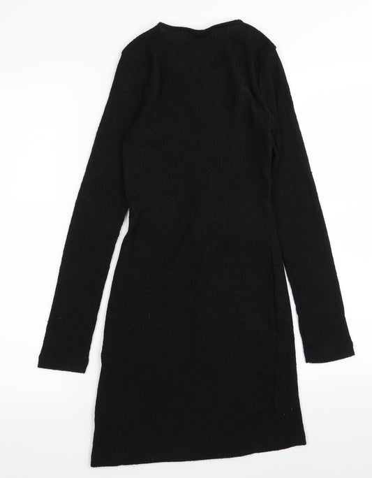 Topshop Womens Black   Pencil Dress  Size 8