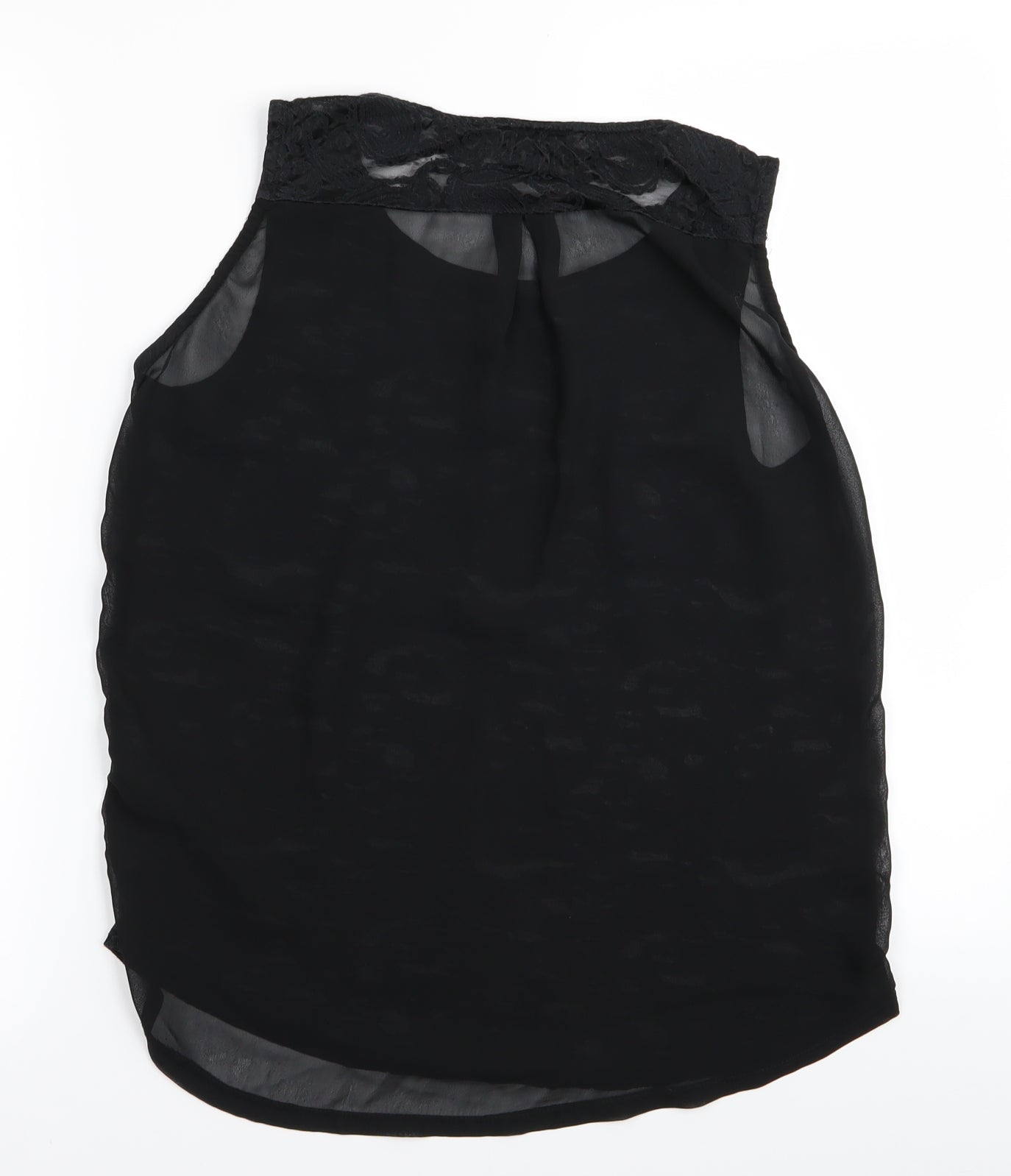 Womens UK Size 10 NEXT Black Basic Tank