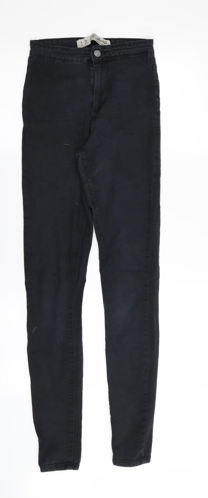 Womens UK Size 8 denim and co Regular Fit Skinny Black Jeans