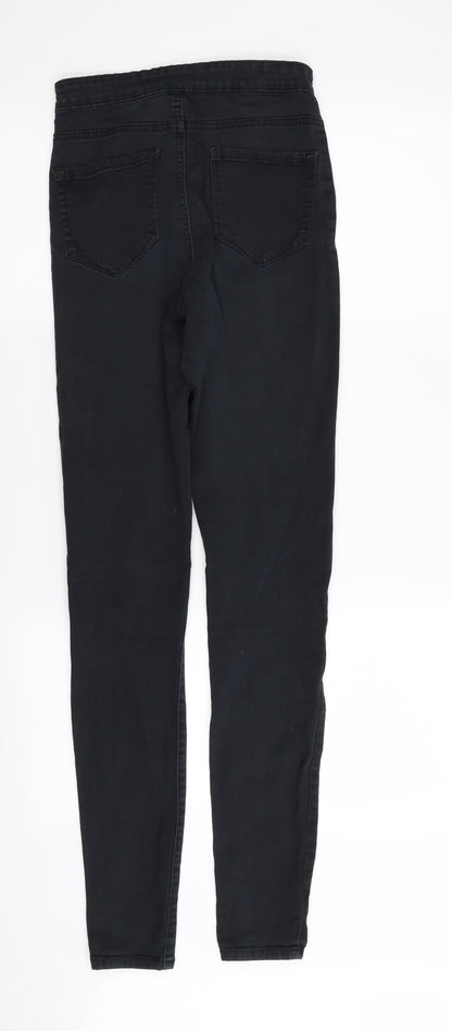 Womens UK Size 8 denim and co Regular Fit Skinny Black Jeans