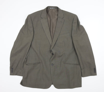 F&F Mens Brown   Jacket Suit Jacket Size 46