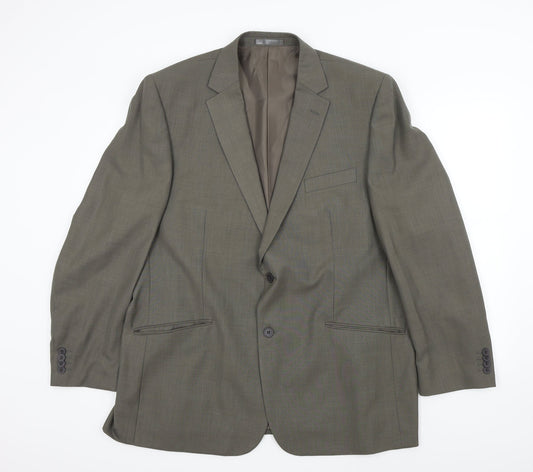 F&F Mens Brown   Jacket Suit Jacket Size 46