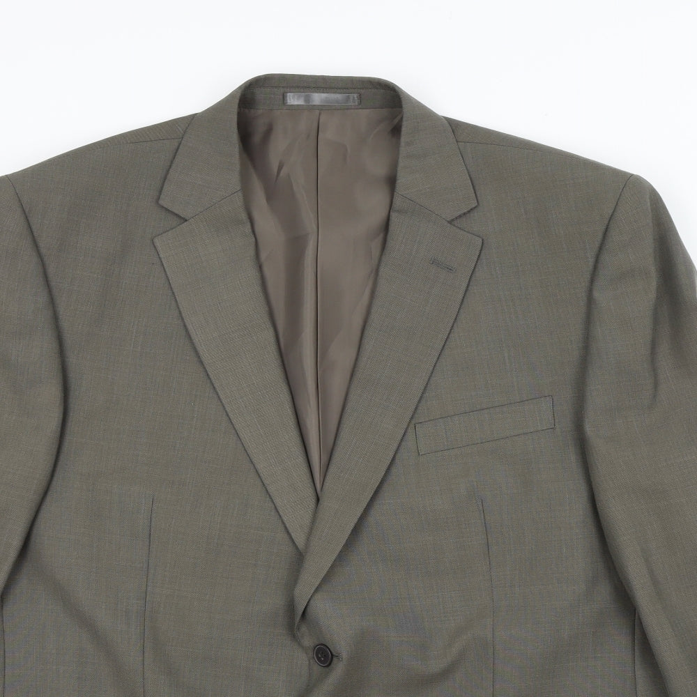 F&F Mens Brown   Jacket Suit Jacket Size 46