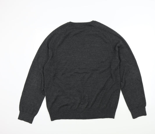 F&F Mens Grey   Pullover Jumper Size L