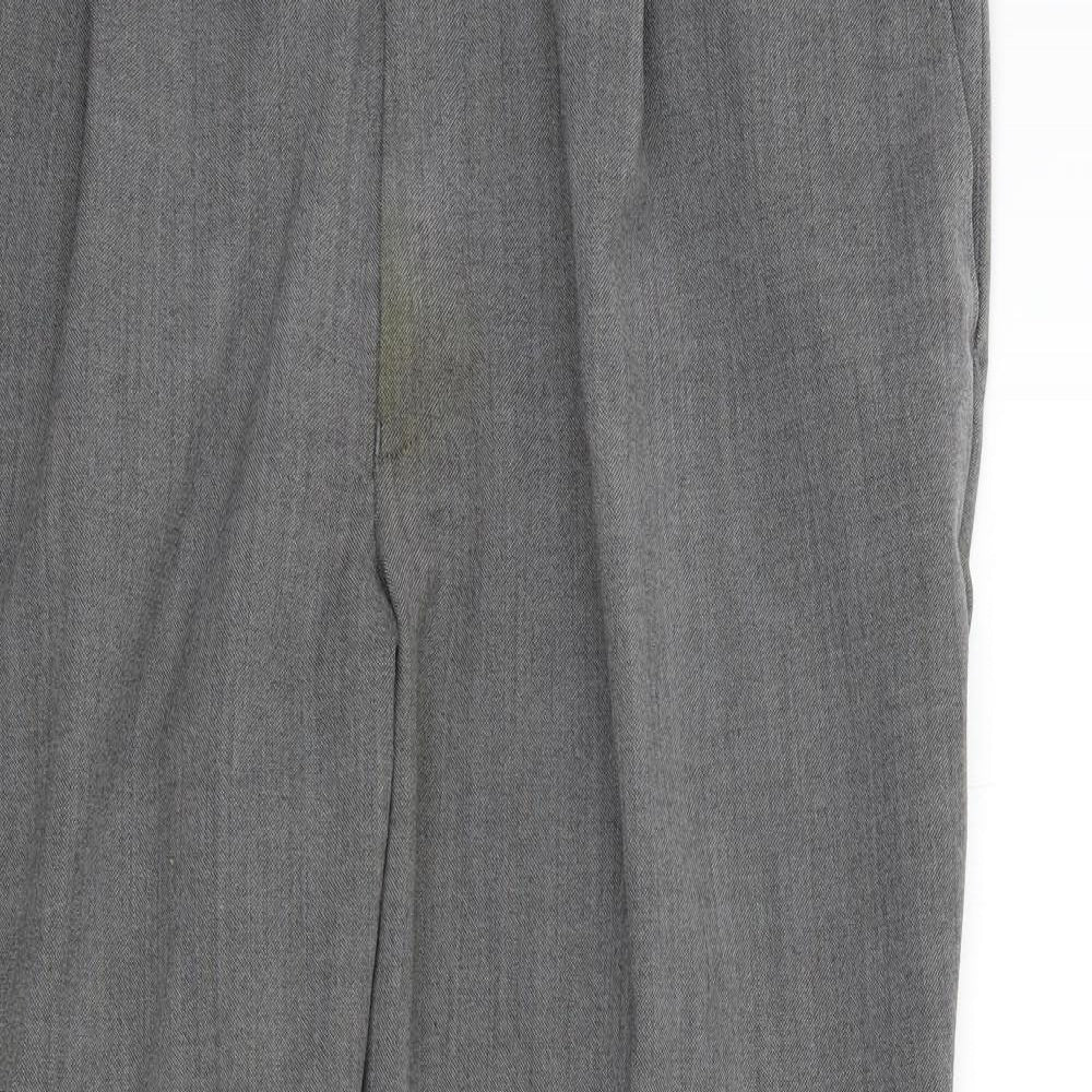 m&s Mens Grey   Trousers  Size 42 L28 in