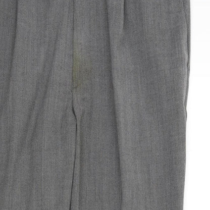 m&s Mens Grey   Trousers  Size 42 L28 in
