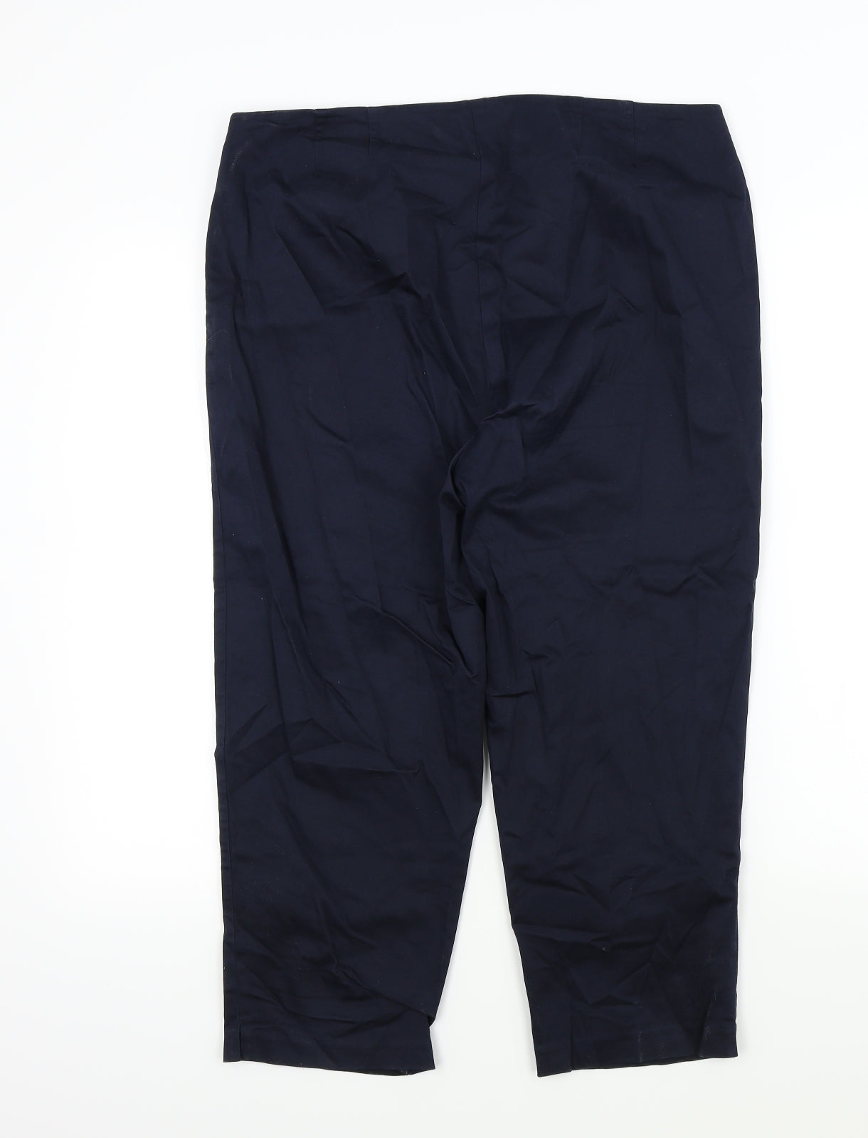 M&S Womens Blue   Trousers  Size 14 L21 in