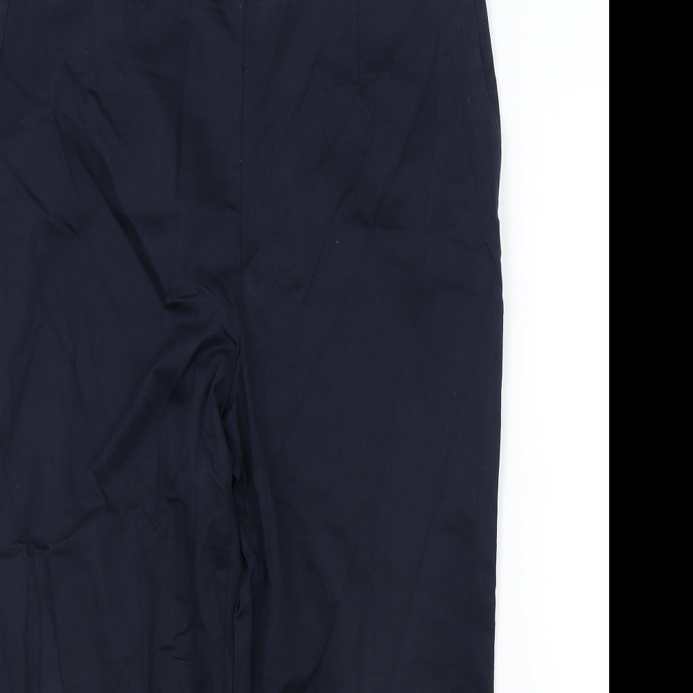M&S Womens Blue   Trousers  Size 14 L21 in