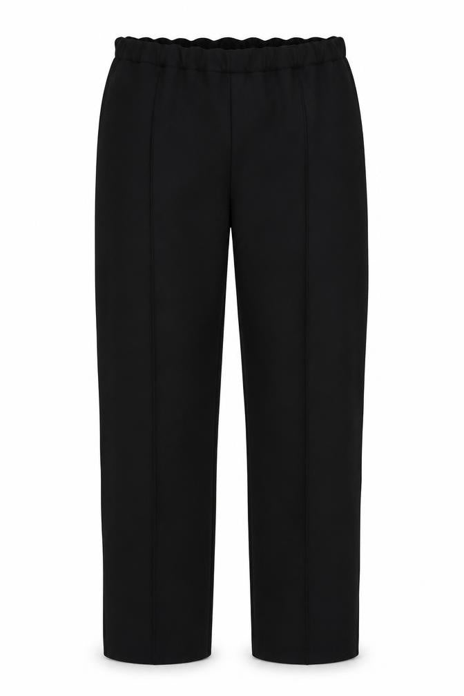 Womens UK Size 12 Mia Moda Regular Fit Sweatpants Black Trousers