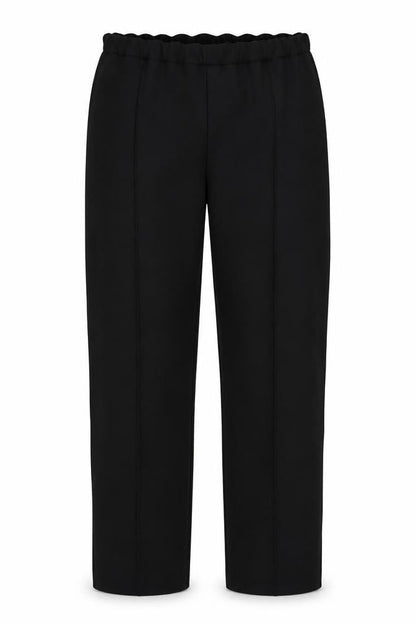 Womens UK Size 12 Mia Moda Regular Fit Sweatpants Black Trousers