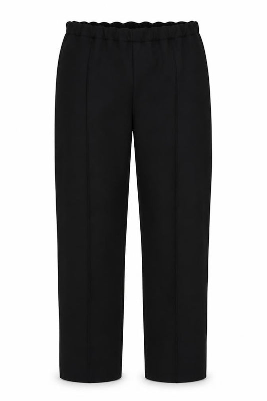 Womens UK Size 12 Mia Moda Regular Fit Sweatpants Black Trousers