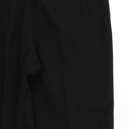 Womens UK Size 12 Mia Moda Regular Fit Sweatpants Black Trousers