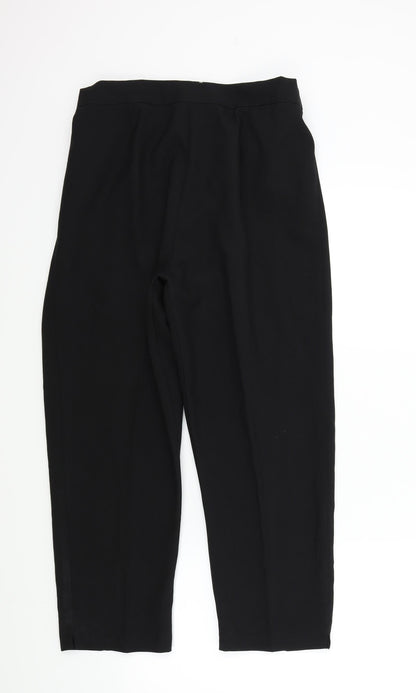 Womens UK Size 20 in Preworn Regular Fit  Black Trousers