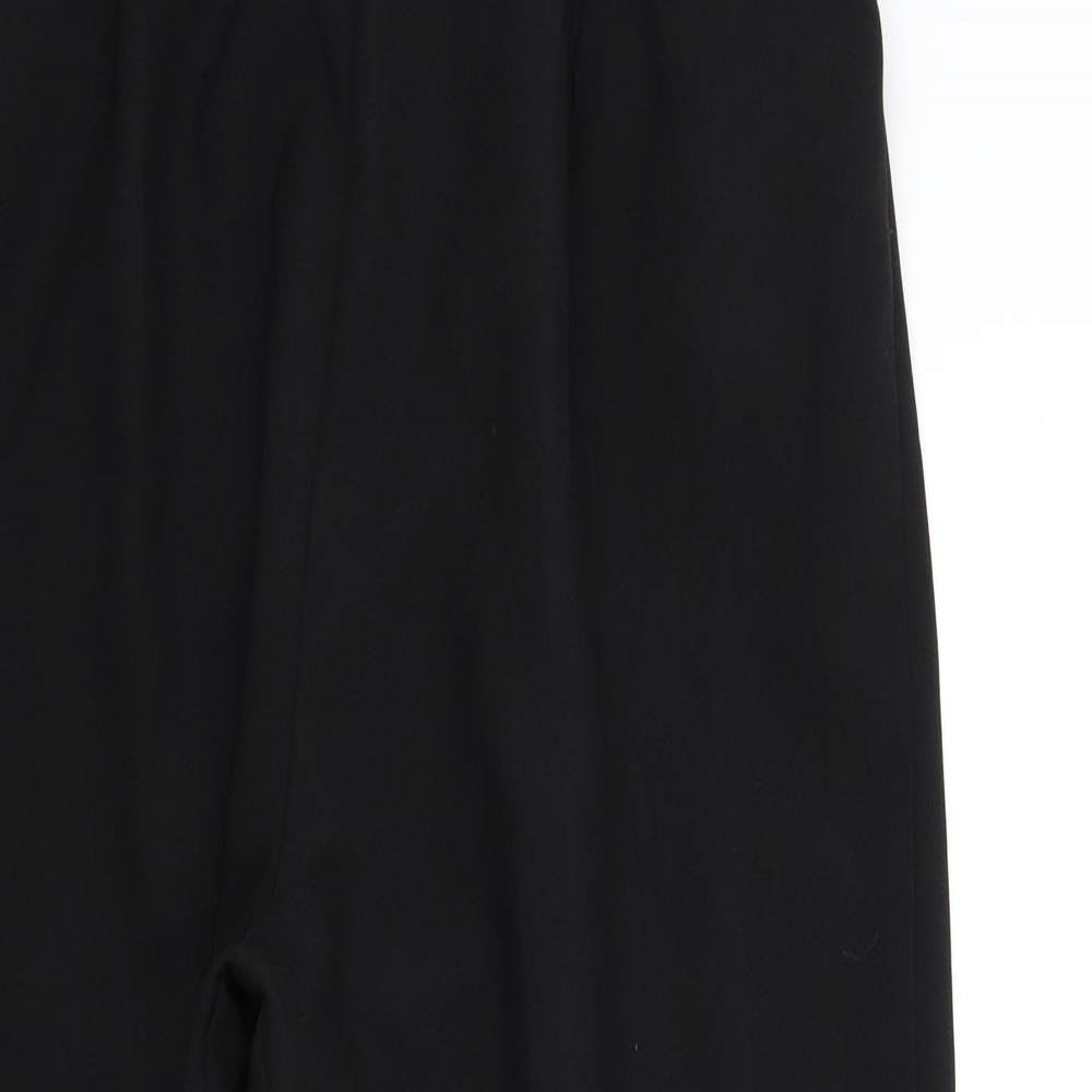 Womens UK Size 20 in Preworn Regular Fit  Black Trousers