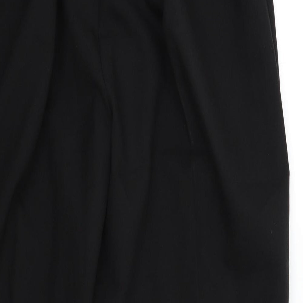 Womens UK Size 20 in Preworn Regular Fit  Black Trousers