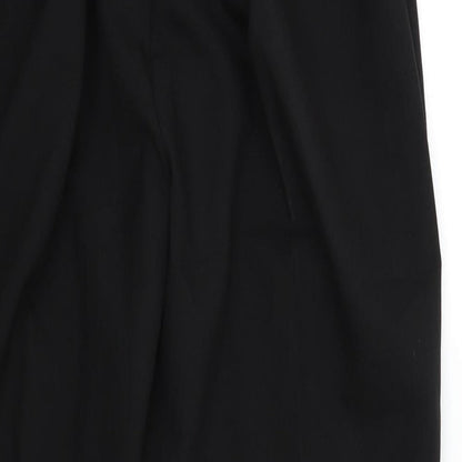 Womens UK Size 20 in Preworn Regular Fit  Black Trousers