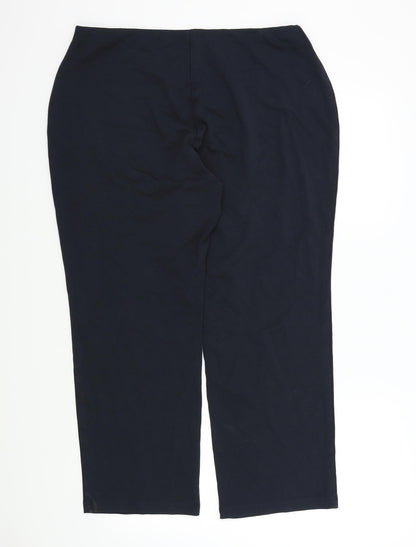 M&S Mens Blue   Trousers  Size 18 L36 in