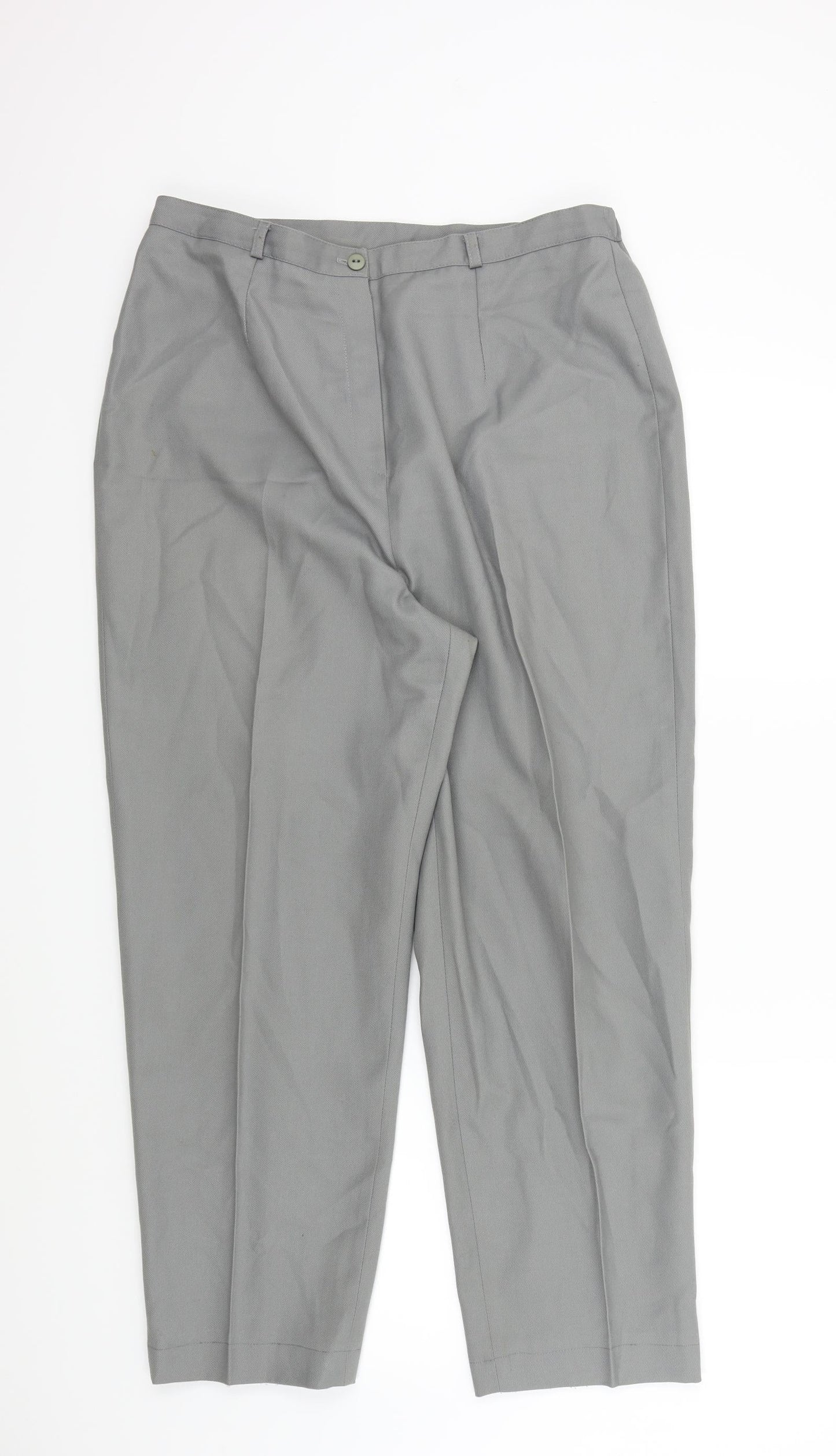 Vogue Womens Grey   Trousers  Size 18 L26 in