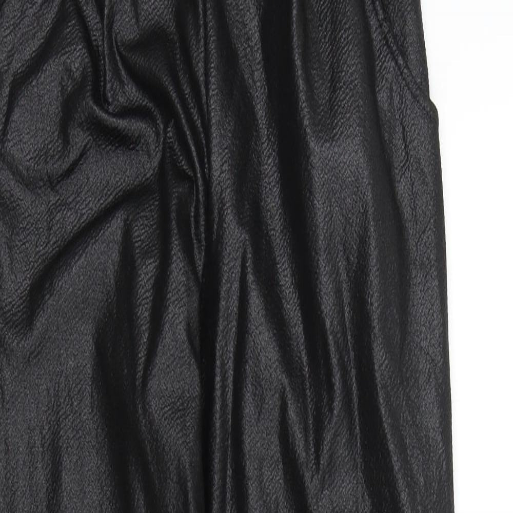 Womens UK Size 6 PRETTYLITTLETHING Regular Fit  Black Trousers