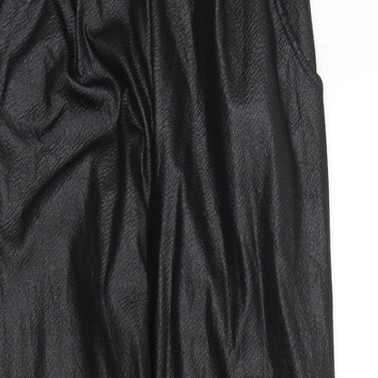 Womens UK Size 6 PRETTYLITTLETHING Regular Fit  Black Trousers
