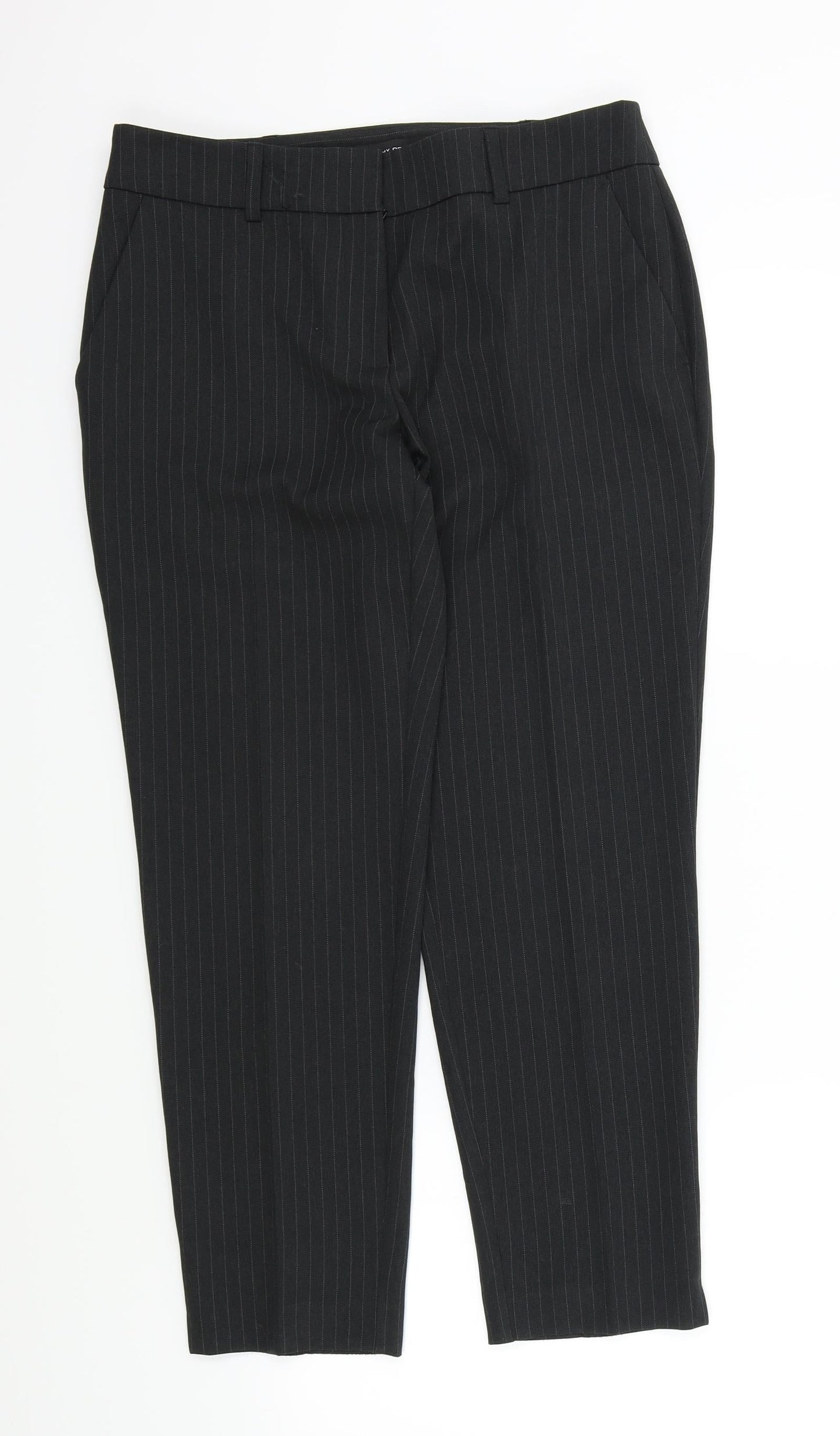 Womens UK Size 10 Dorothy Perkins Regular Fit  Grey Trousers