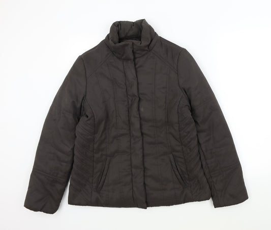 Principles Womens Brown   Overcoat Jacket Size 14