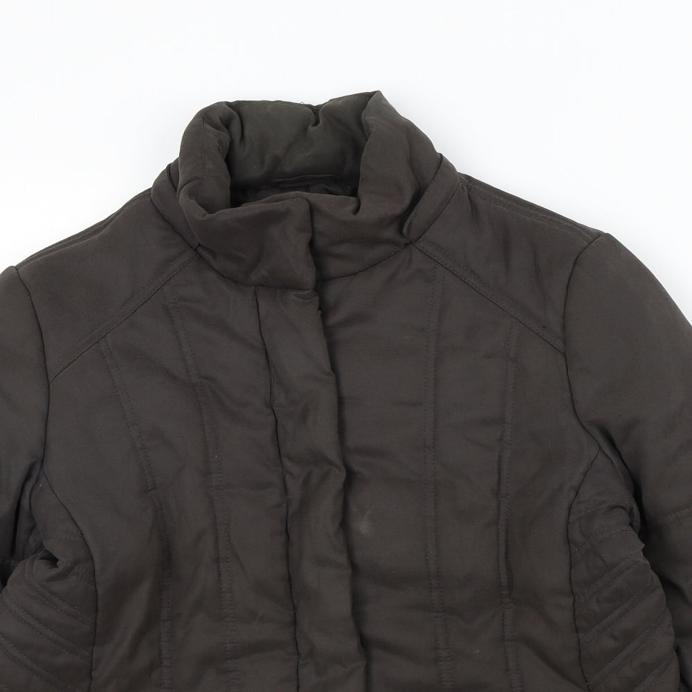 Principles Womens Brown   Overcoat Jacket Size 14