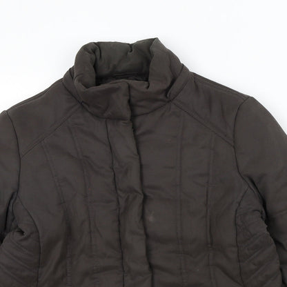 Principles Womens Brown   Overcoat Jacket Size 14