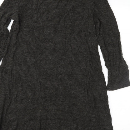 Preworn Womens Grey   Jumper Dress  Size S
