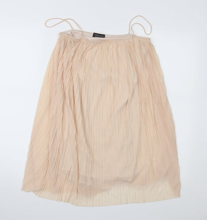 Topshop Womens Orange   Slip Dress  Size 6