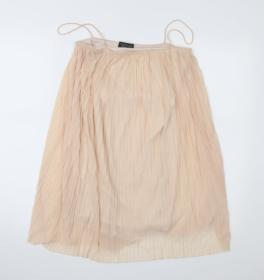 Topshop Womens Orange   Slip Dress  Size 6