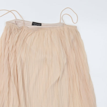 Topshop Womens Orange   Slip Dress  Size 6