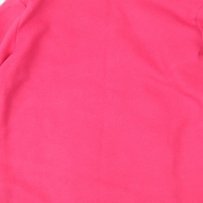 Alison Vallie Womens Pink  Fleece Jacket  Size S