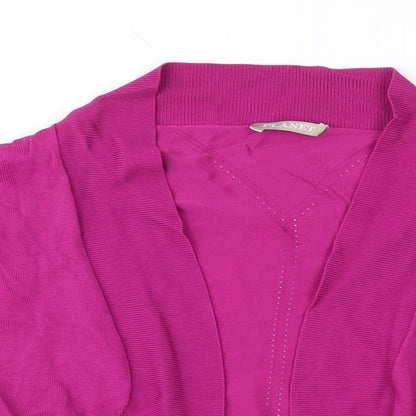 Planet Womens Purple   Cardigan Jumper Size M