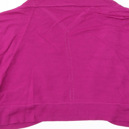 Planet Womens Purple   Cardigan Jumper Size M