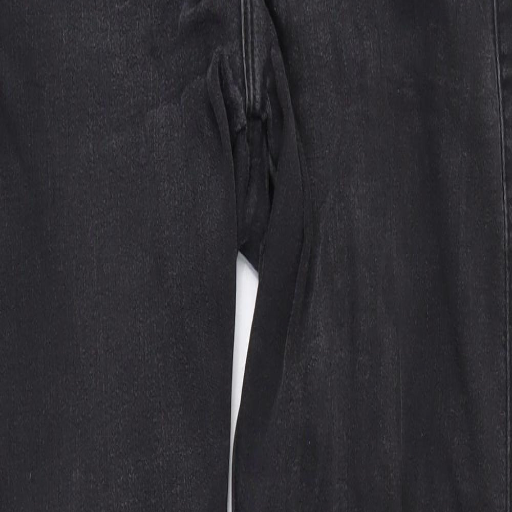 Missguided Womens Black  Denim Skinny Jeans Size 8 L31 in