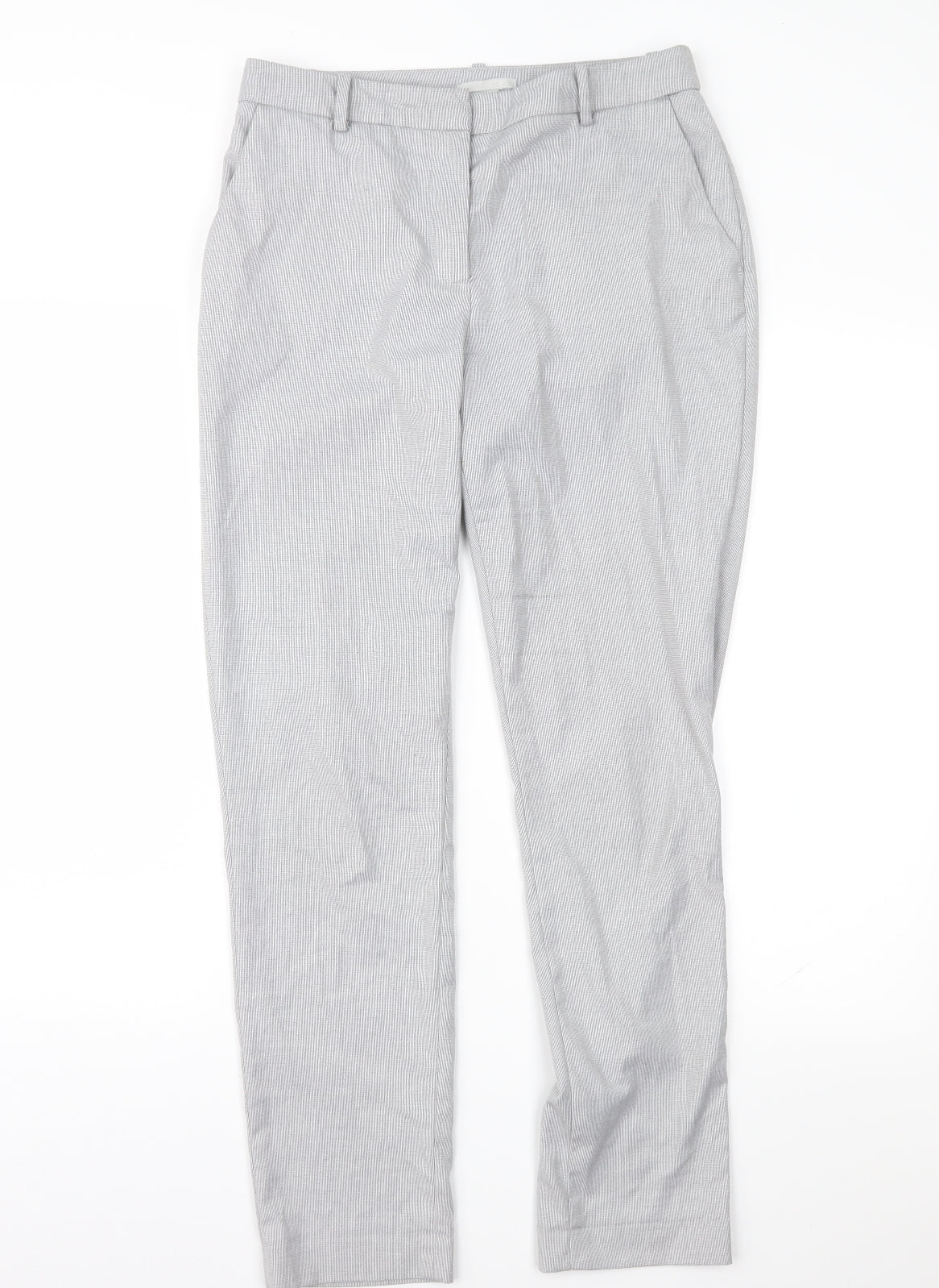 Womens UK Size 8 H&M Regular Fit  Grey Trousers