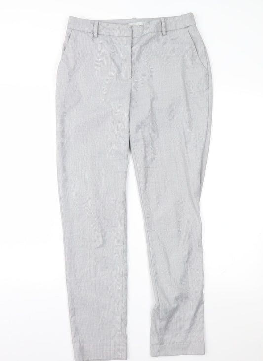 Womens UK Size 8 H&M Regular Fit  Grey Trousers