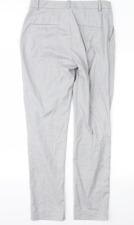 Womens UK Size 8 H&M Regular Fit  Grey Trousers