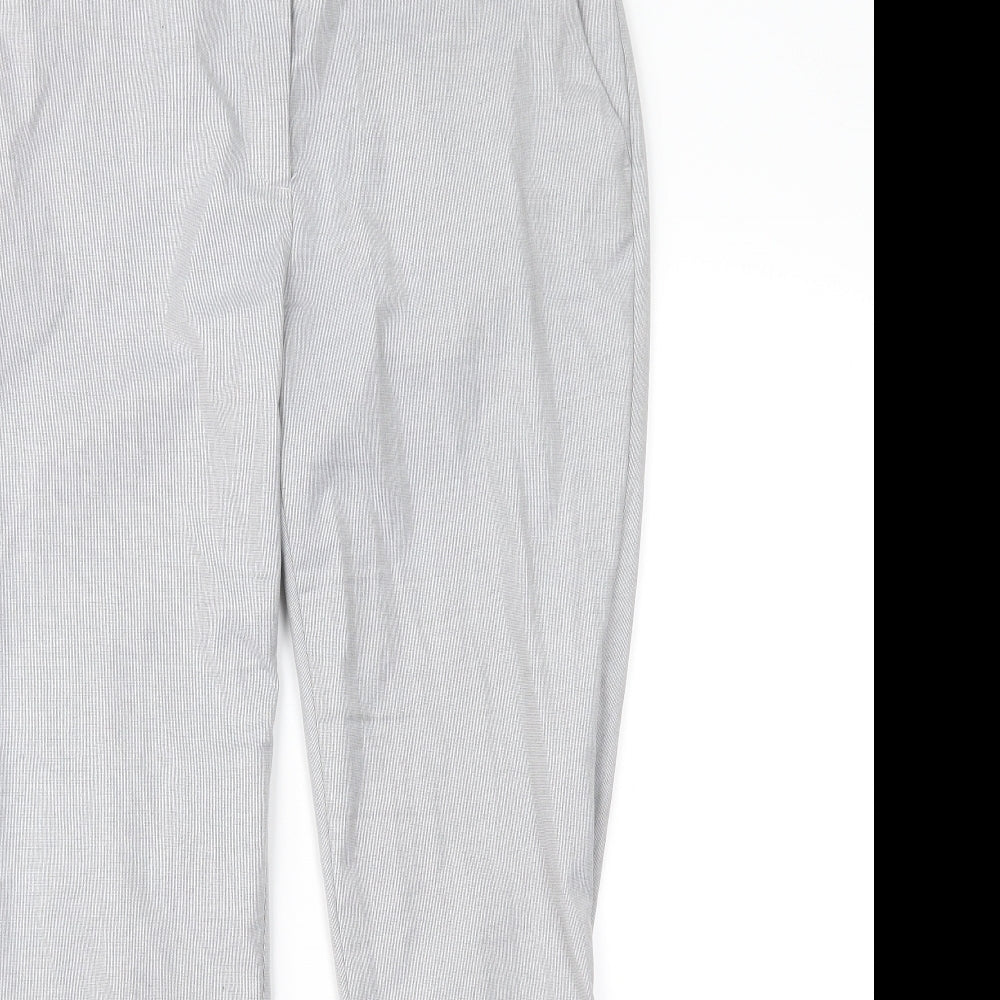 Womens UK Size 8 H&M Regular Fit  Grey Trousers