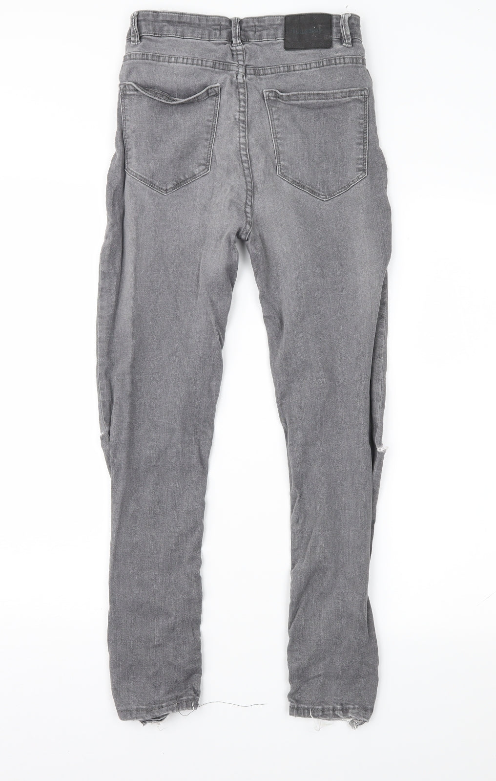 Pull&Bear Womens Grey  Denim Skinny Jeans Size 8 L25 in