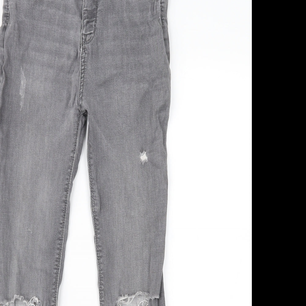 Pull&Bear Womens Grey  Denim Skinny Jeans Size 8 L25 in