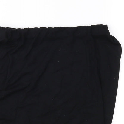 Boohoo Womens Black   Straight & Pencil Skirt Size 8