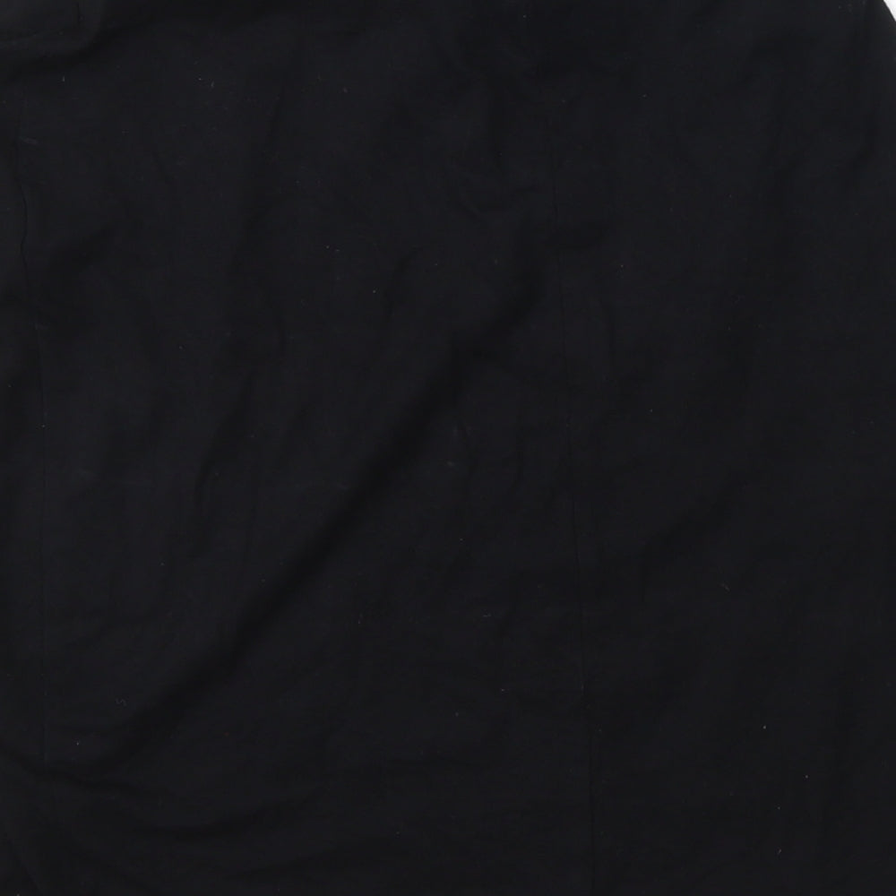 Boohoo Womens Black   Straight & Pencil Skirt Size 8