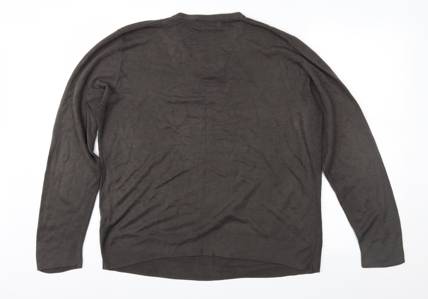 Blue Harbour Mens Brown   Pullover Jumper Size L