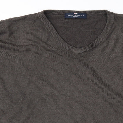 Blue Harbour Mens Brown   Pullover Jumper Size L
